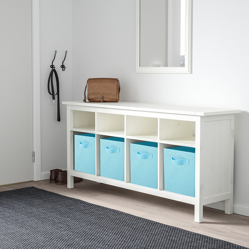 Cube de rangement en tissu pliable, Bleu