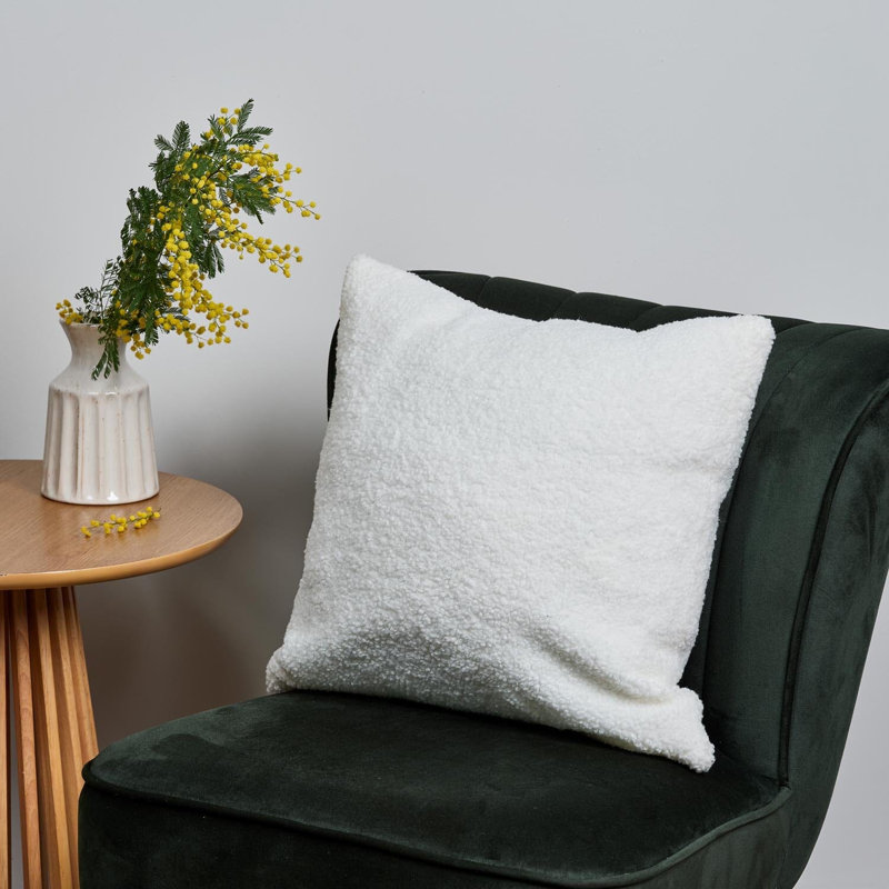 Lorrine Square Euro Cushion Cover, Cream