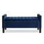 Banc de rangement rembourré capitonné avec accoudoirs-61185528