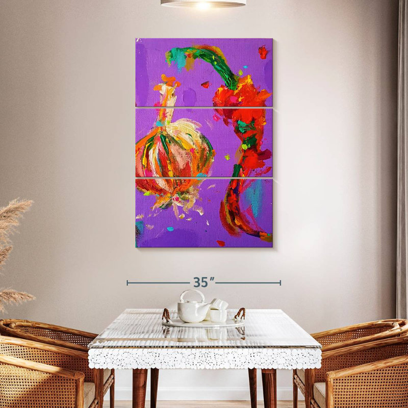 Garlic And Chili, 50" H x 32" W