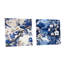 Motif victorien noir et blanc à motif de cheval - ensemble d'art mural en acrylique sur verre floral-1418260861