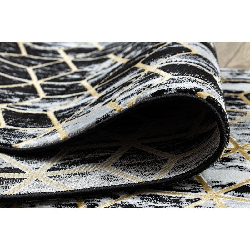 Runner Luitpold Geometrisch Machine Tufted Area Rug, Runner 80 x 200cm