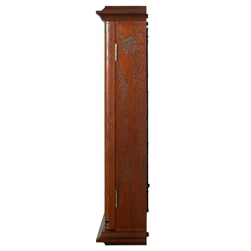 Rectangular Wall Clock with Pendulum and Dual Chimes