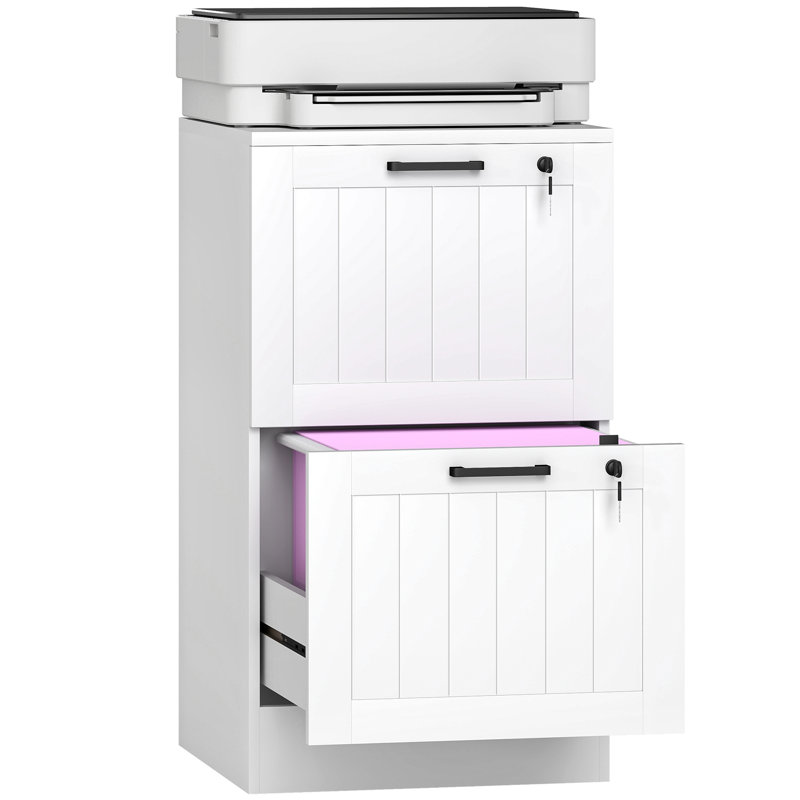 40 cm W Mobile, 71cm H x 40cm W x 40cm D, White