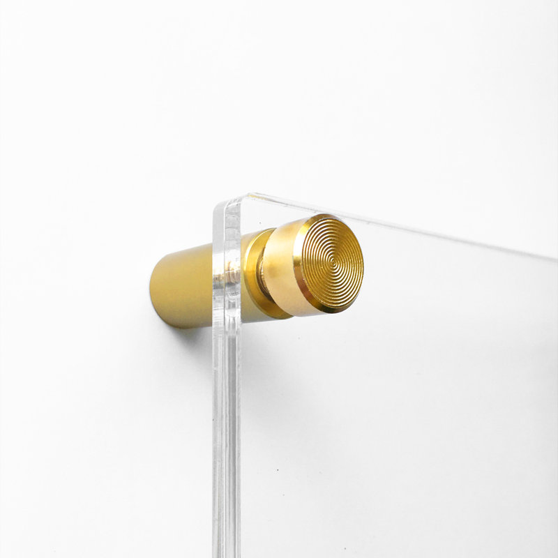 Self Portrait as A Heel, Part 2 by Gareth Maguire, Gold/Clear, 36" H x 36" W
