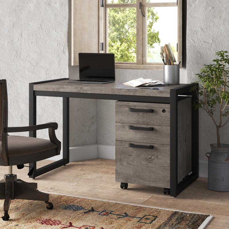 Larzelere 2 Piece Writing Desk Office Set