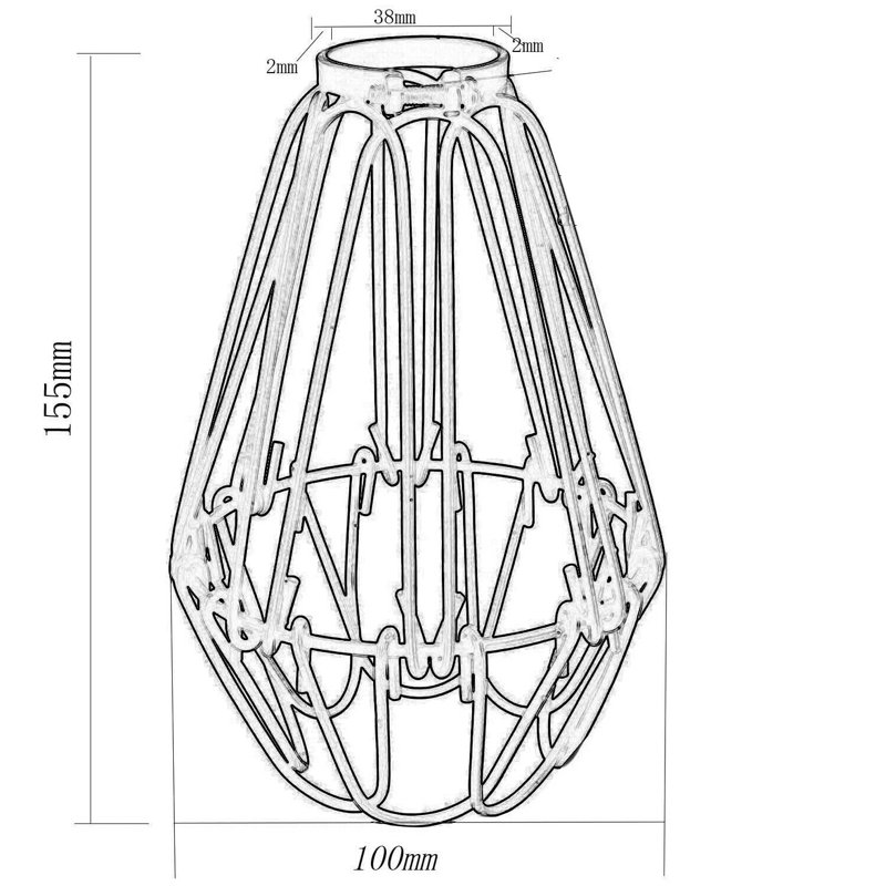 15.5cm H Metal Novelty Lamp Shade ( Uno ) in Red
