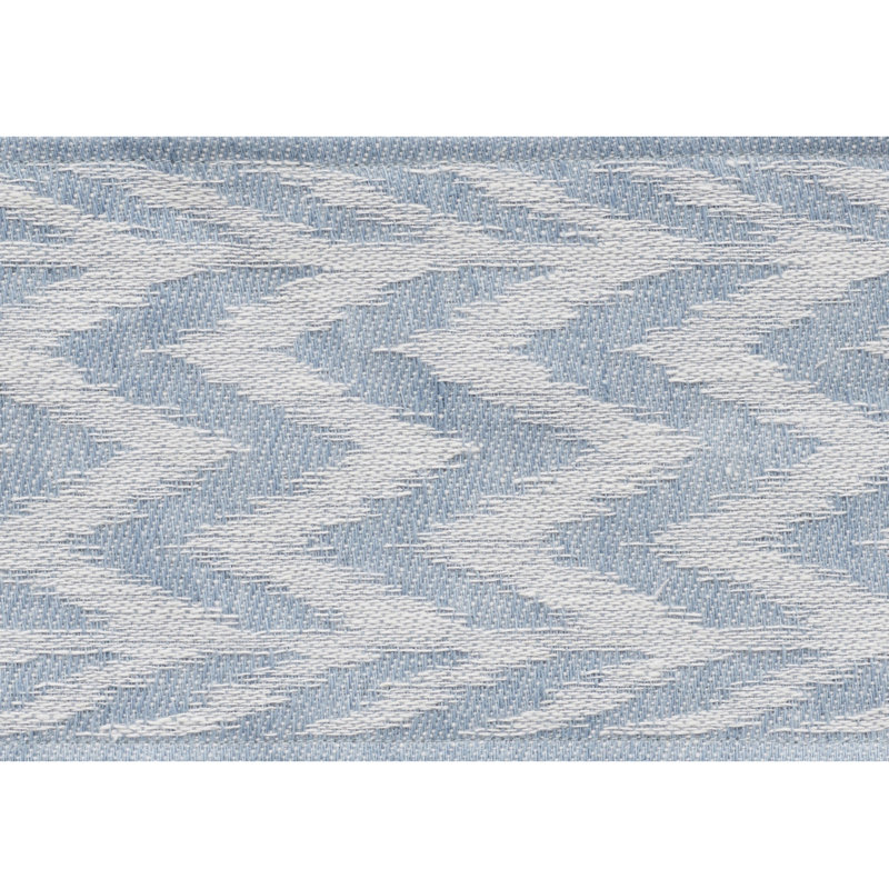 Chevron Woven Tape, Sky