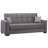Legacy 87 in. Fabric Upholstered 3-Seater Twin 3-in-1 Sleeper Sofa Bed with Storage-2038019570