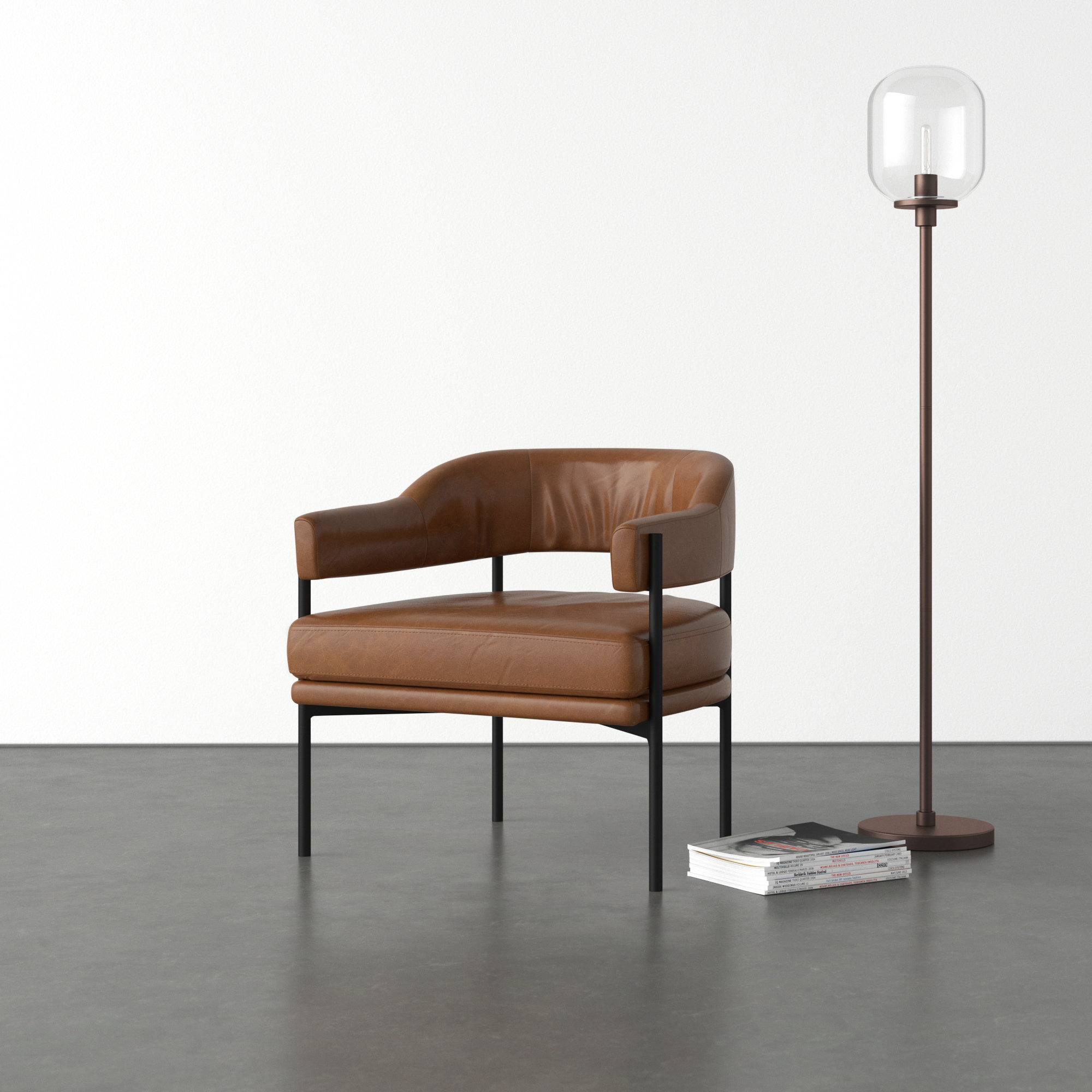 Upholstered Barrel Chair