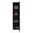 Stained Walnut 4 Shelves Storage Cabinet-137556479