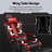 Inbox Zero Adjustable Reclining Ergonomic Faux Leather Swiveling Floor Game Chair with Footrest-1741681853