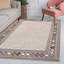 Tapis intérieur / extérieur brun / ivoire Hardit High-Low Modern-1767733874