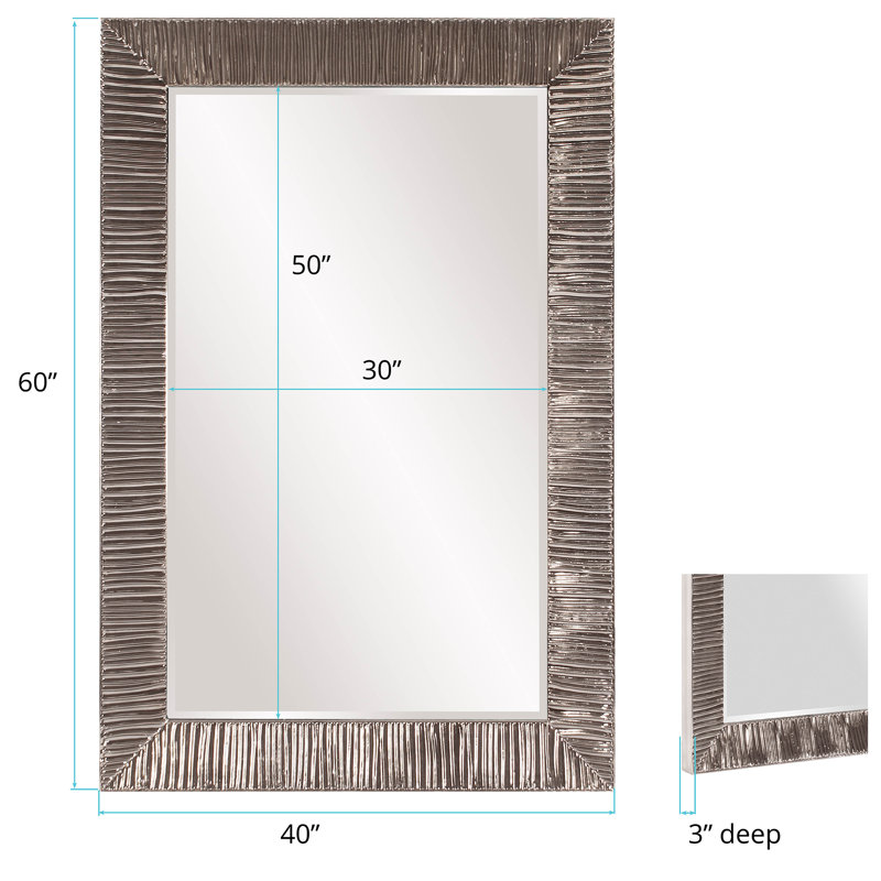 Tennessee Flat Beveled Wall Mirror