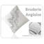 Adoncia Ivory Square Throw Cushion Cover