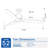 52" YUHAO Farmhouse Rustic Ceiling Fan With Remote Control