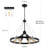 Tyleshia 6 - Light 23" in Dimmable Sputnik Wagon Wheel Chandelier Rustic Industrial Metal Light Fixture for Kitchen Island Living Room Entryway Hallway-902883165