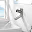 Robinet de lavabo de salle de bain mural ajustable avec aérateur Sumerain-102559949