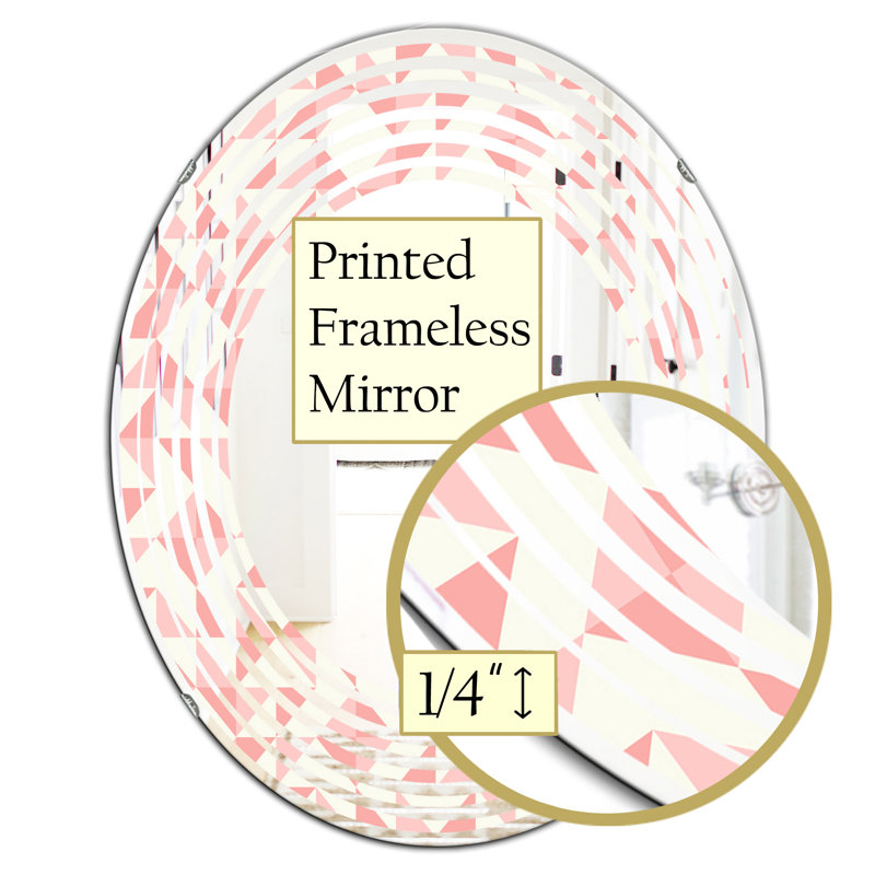 Miroir mural Wave, H 31,5 po x l 23,7 po