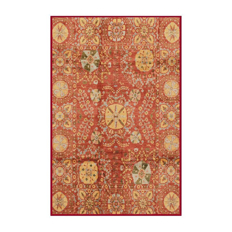 Abstract Indoor Rug, Rectangle 2' x 4'