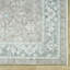 Tapis bleu sarcelle en coton tissé à la machine Aldora Harbor-733439872