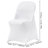 White Stretch Spandex Chair Covers - 30 PCS, Folding Kitchen Chairs Cover, Universal Washable Slipcovers Protector, Removable Chair Seat Covers, For Wedding Party Dining Room Banquet Event