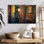 Lampe de rue Lilie la nuit