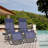 Stanuta Beach Reclining Folding Zero Gravity Chair-2044093360