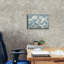«Spring Blossoms 2 Slate Blue» par Danhui Nai, art mural sur toile-1260767490