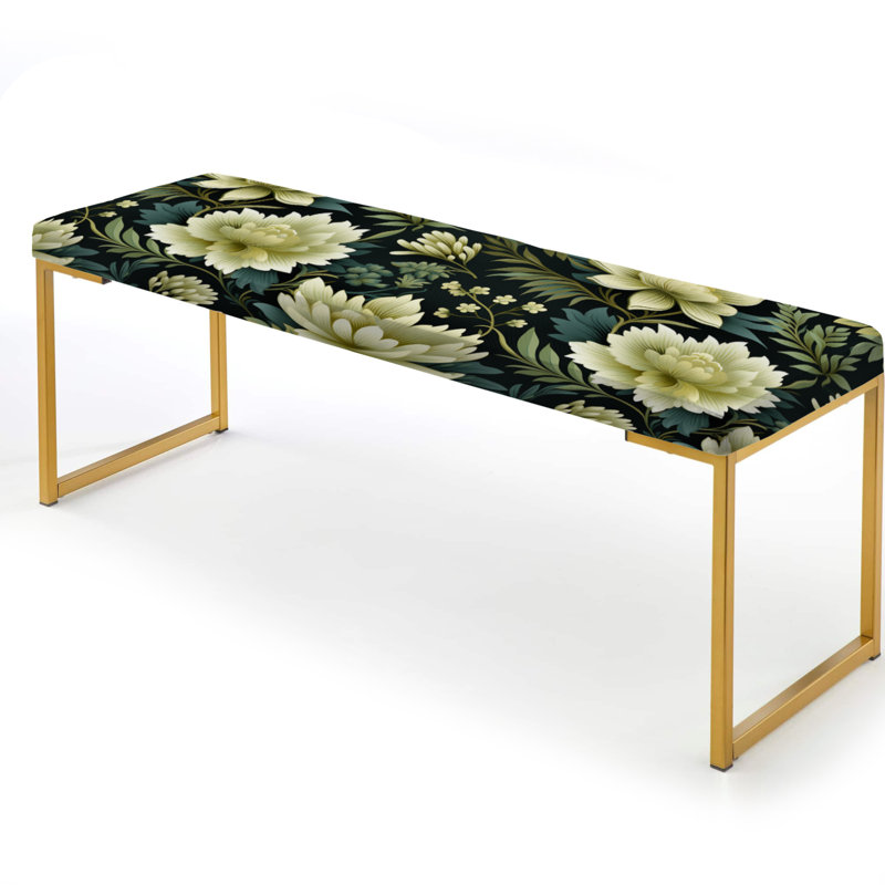 Banc vert en damas vert, Damas vert Dahlia