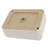16X12 Inch Ceramic Rectangular Vessel Bathroom Sink In White - Modern, Stain-, Above Counter Modern Design, Stain Resistance, Countertop Mount-590782639