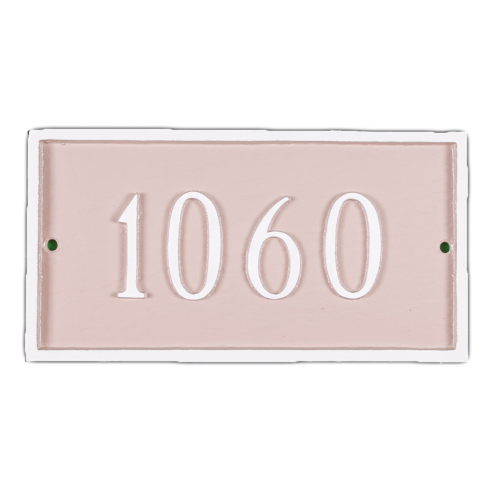 Petite Rectangle Wall Plaque Montague Metal Products Inc. 