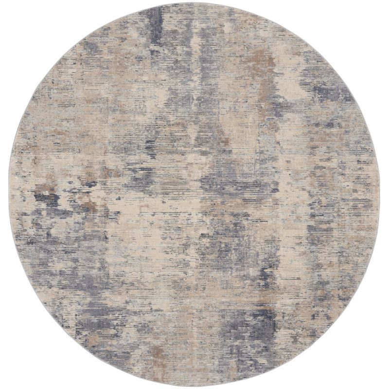 RUSTIC TEXTURES - Area Rug, Round 5'3"