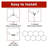 Modern Hexagon LED Ceiling Light with 8 Girds, DIY Honeycomb Design for Garage, Studio, Gym or Game Room (Set of 8)
