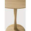 Torsion Round Solid Oak Dining Table-118156465-35994791