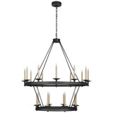 Chapman & Myers Launceton Two Tiered Chandelier
