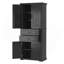 Armoire de rangement avec espace de rangement multifonctionnel, portes avec tablettes de rangement, 2 tiroirs, tablette réglable-805485350