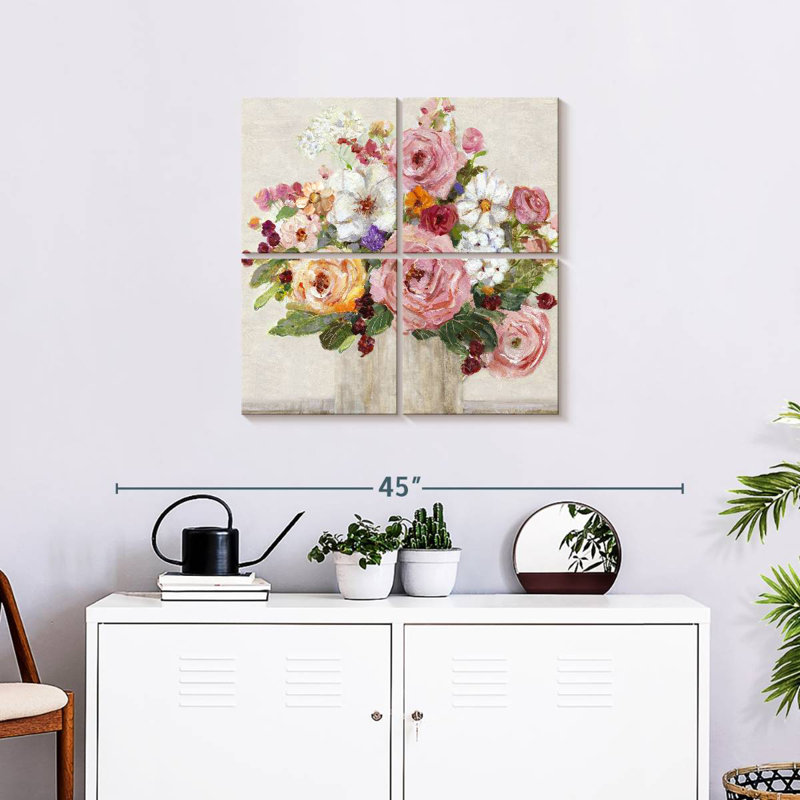 Harnek Becoming Blush II, 26" H x 26" W