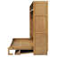 Lit escamotable double avec garde-robe