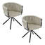 Authneil Velvet Metal Armchair-820958130-872158103-805744039