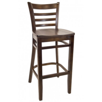 Tabouret de bar d'intérieur en bois massif 29 po