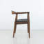 Chaise avec accoudoirs en bois massif Margi