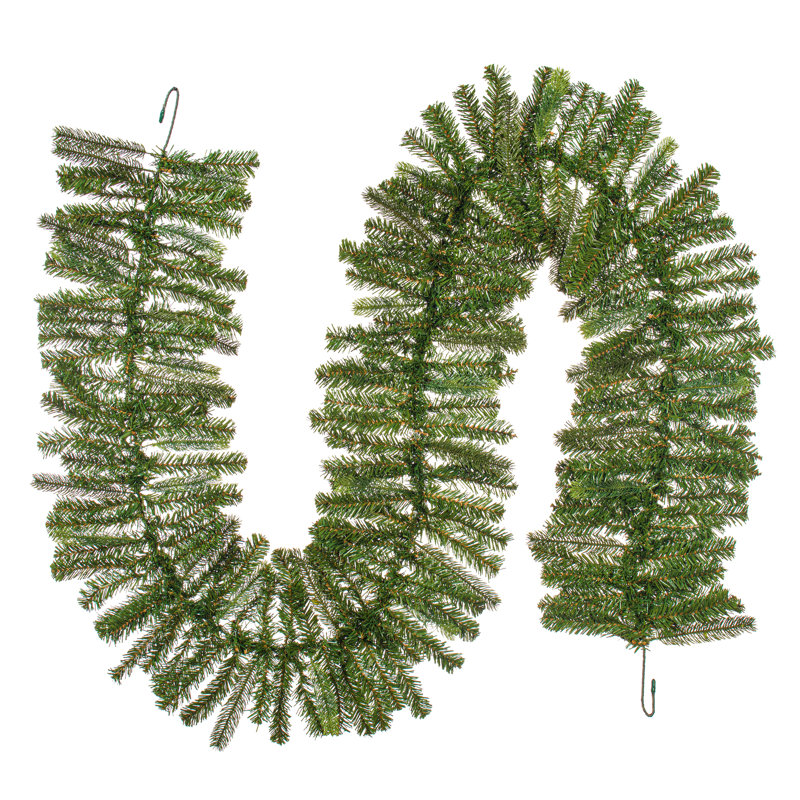  Guirlande 9 'x 14 "en épinette artificielle non éclairée avec 240 pointes réalistes en PE / PVC