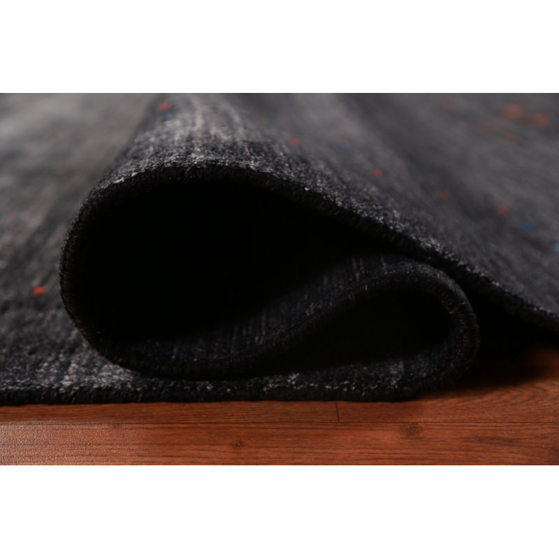 Tapis gris anthracite Gabbeh