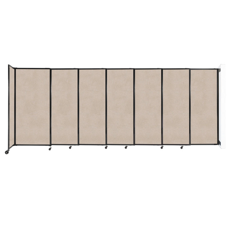 Cloison portative Soundsorb, H 72 po x l 186 po x P 26 po, Beige