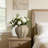Rustic Stone-Finish 11.61'' Fluted Ceramic Vase
