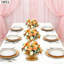 Petits vases bol pour table de mariage