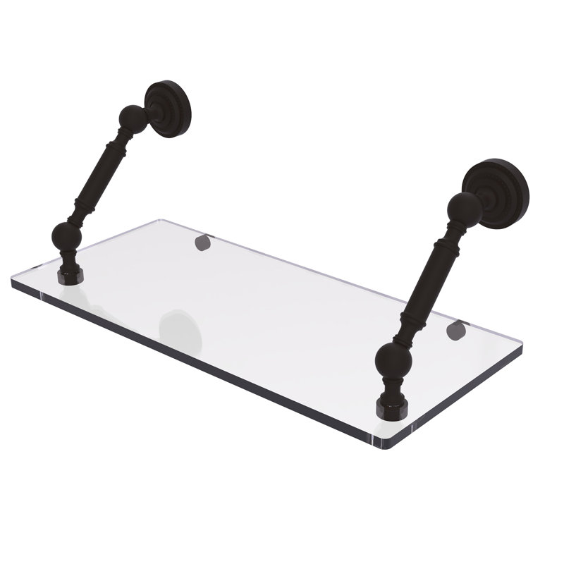 Tablette flottante Marchmont, Bronze huilé, H 7,3 po x l 18 po x P 8 po