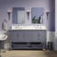 Hampton 60'' Double Bathroom Vanity with Top-416986863-416986861
