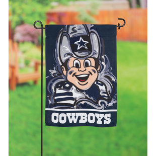 Dallas Cowboys 3' x 5' Polyester Flag, Pole and Mount